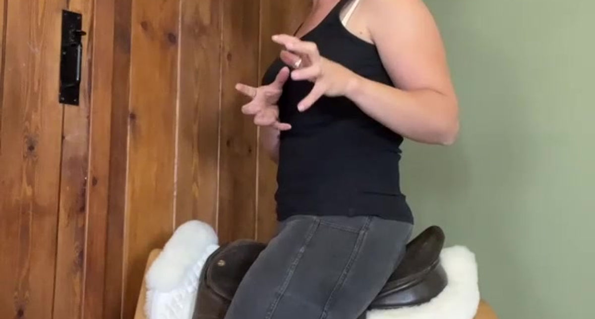 Instagram Live Applying the aids and canter seat
